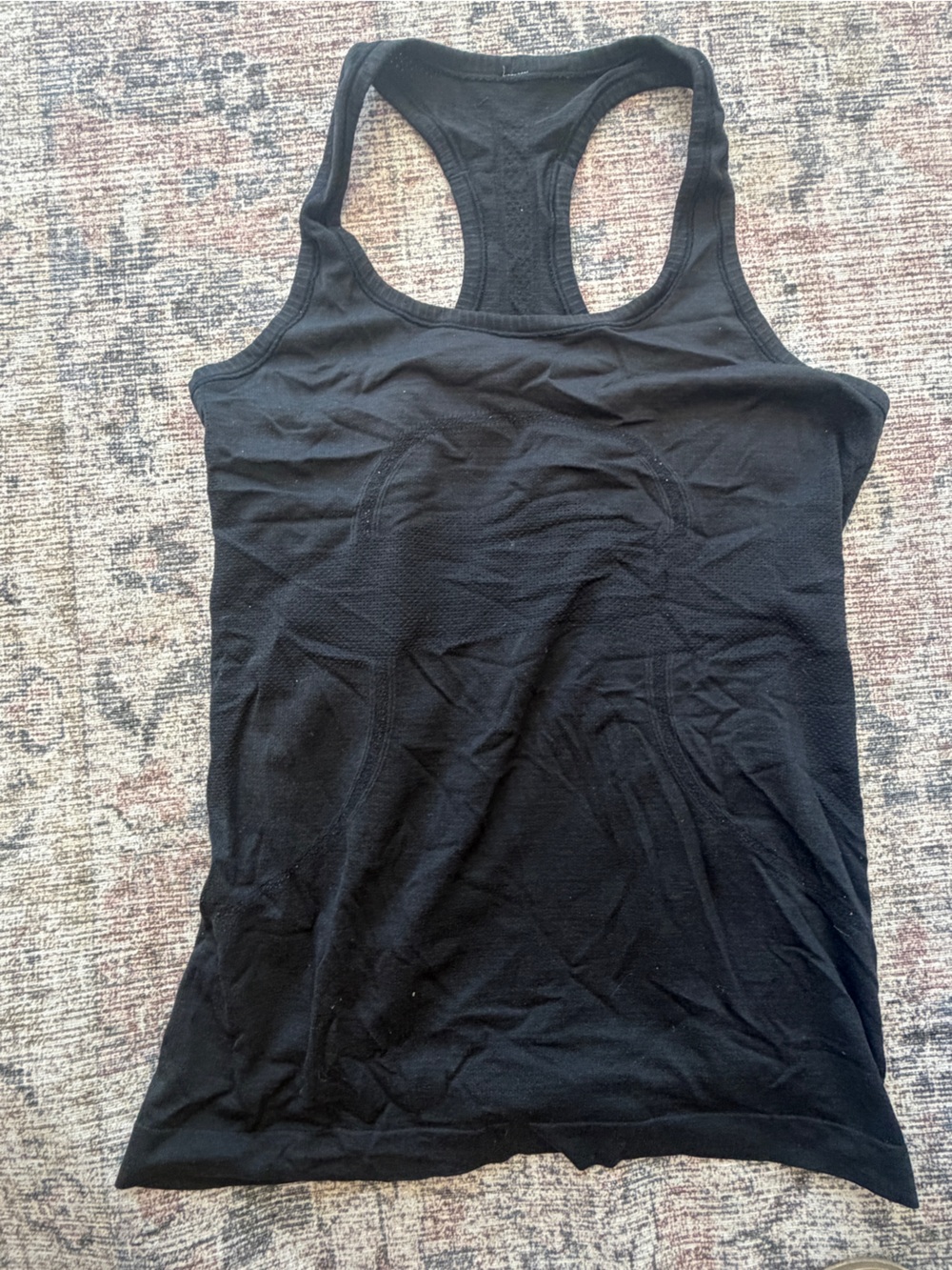 lululemon athletica Black Seamless Shaping Tank Top